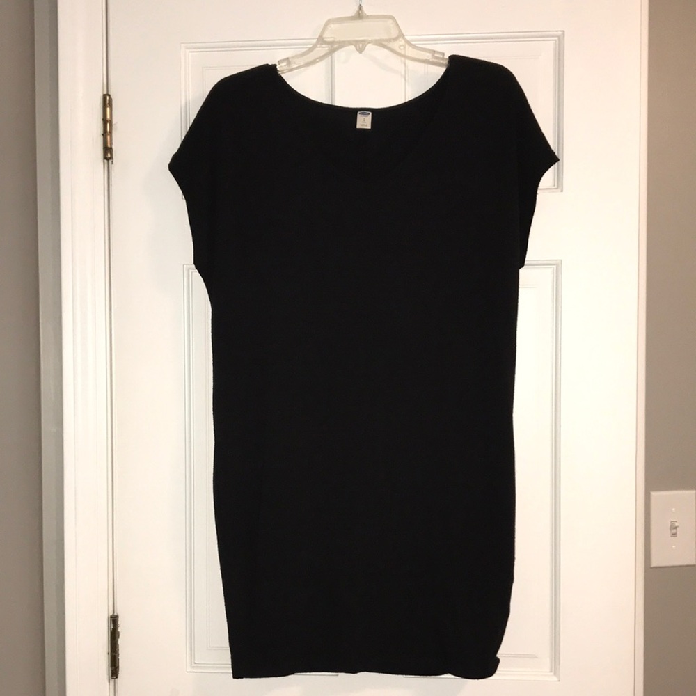 Old Navy Black T-shirt Dress